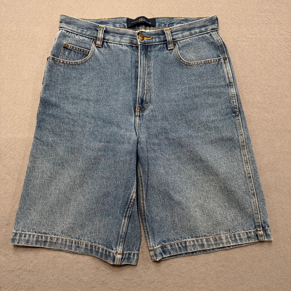 Vintage Penmans Denim Shorts Men's 30 Blue Mid Wash Casual Cotton Relaxed Fit